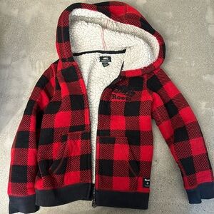 LAST CHANCE: Roots Buffalo Plaid Fleece Hoodie Jacket